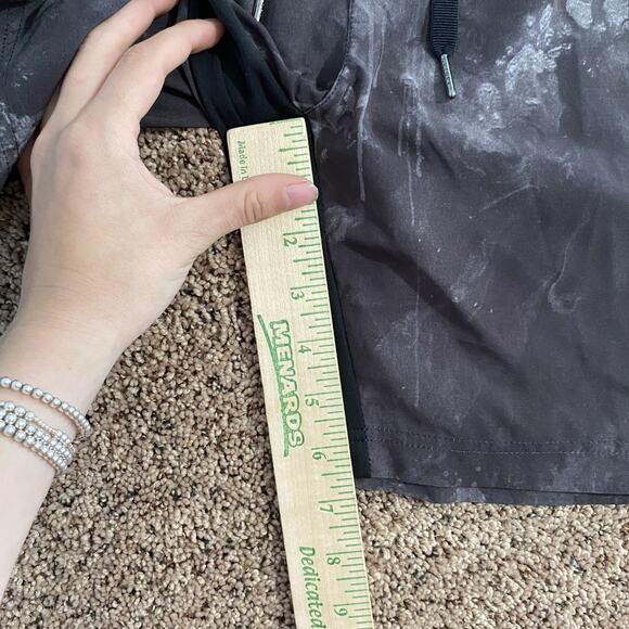 Glyder Men's Acadia Short Size XL 6.5” Black Cloud Drip Print Athletic Pull On - Picture 6 of 6